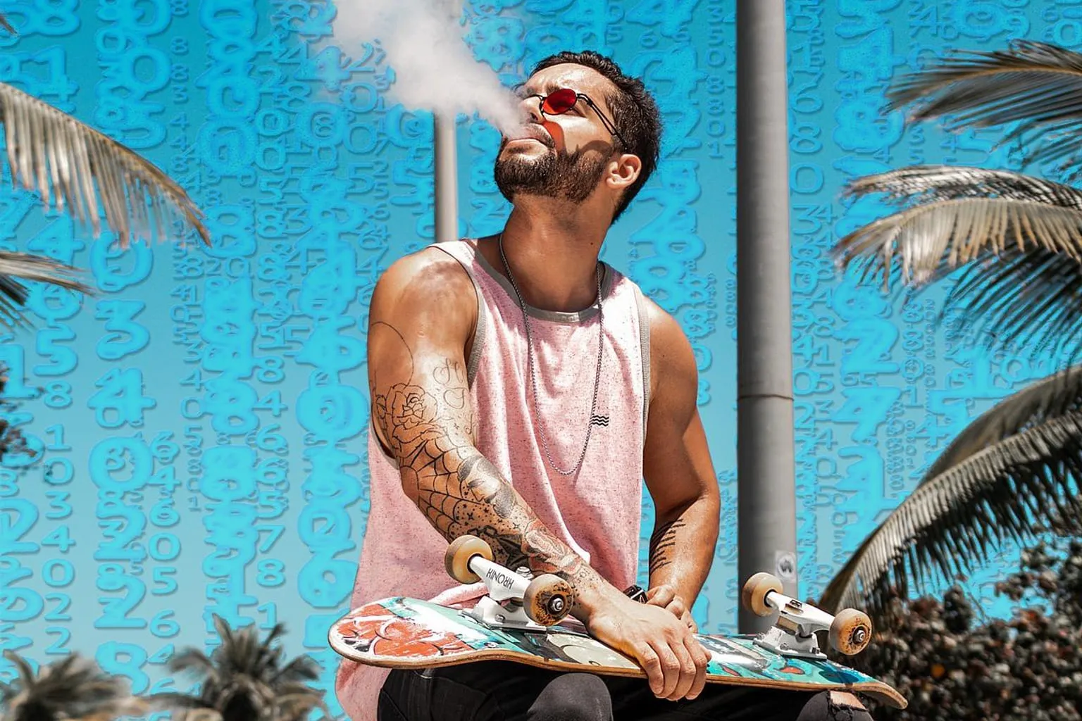 Rayon de flacons de e-liquide aux étiquettes variées dans une boutique